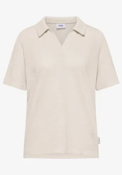 Kurzarm Poloshirt in Unifarbe