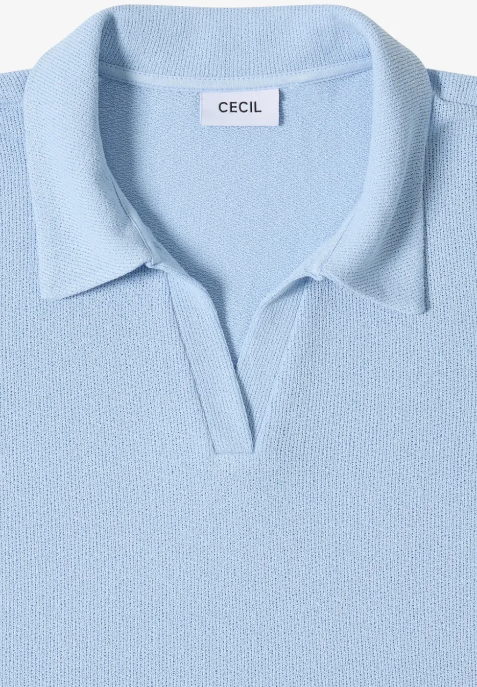 Kurzarm Poloshirt in Unifarbe