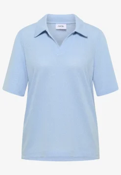 Kurzarm Poloshirt in Unifarbe