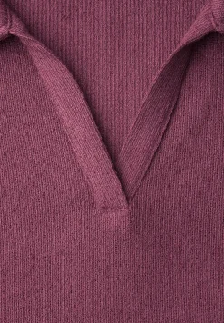 Kurzarm Poloshirt in Unifarbe