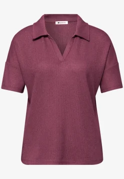 Kurzarm Poloshirt in Unifarbe