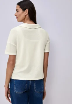 Kurzarm Poloshirt in Unifarbe
