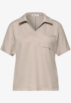 Kurzarm Poloshirt mit Glitzer