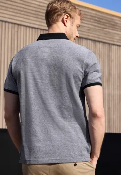 Kurzarm Poloshirt mit Kontrastdetails