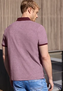 Kurzarm Poloshirt mit Kontrastdetails