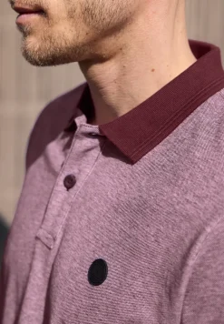 Kurzarm Poloshirt mit Kontrastdetails