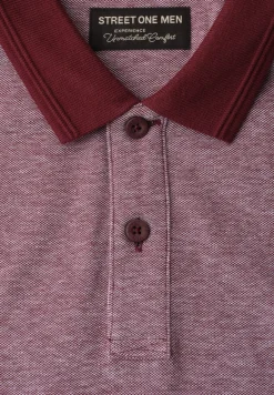 Kurzarm Poloshirt mit Kontrastdetails