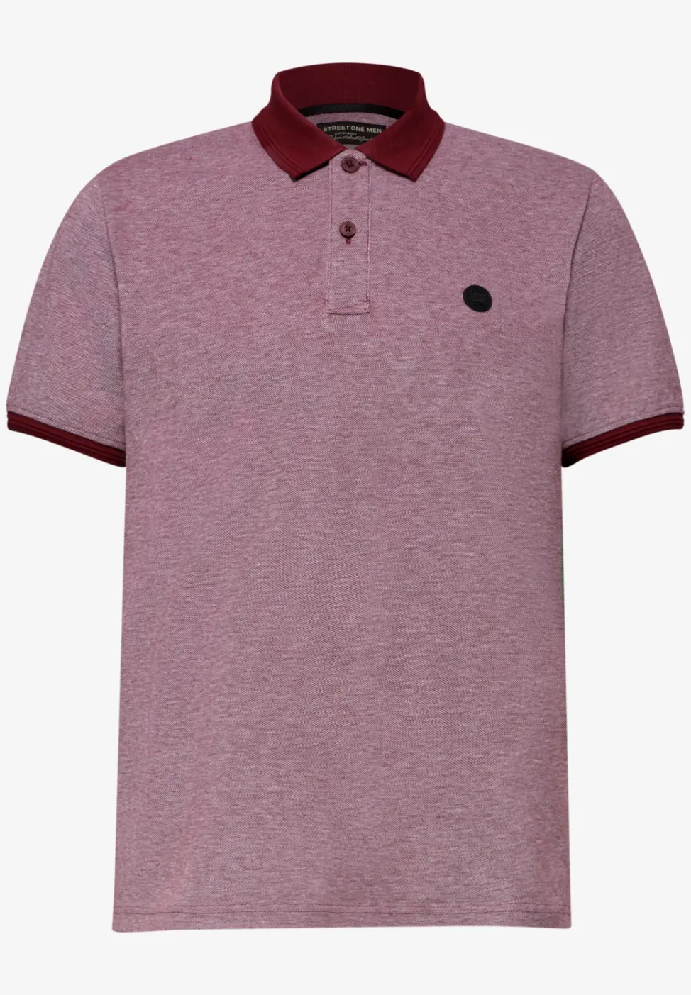 Kurzarm Poloshirt mit Kontrastdetails