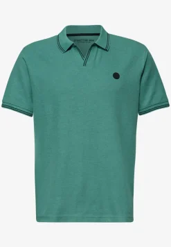 Kurzarm Poloshirt mit Struktur