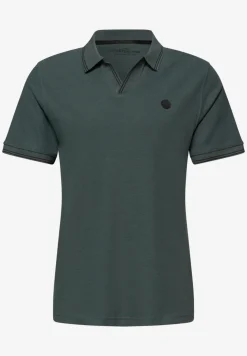 Kurzarm Poloshirt mit Struktur