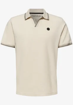 Kurzarm Poloshirt mit Struktur