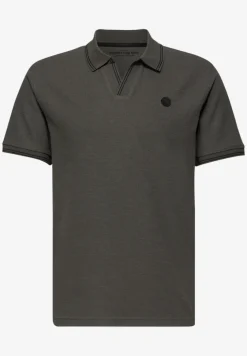 Kurzarm Poloshirt mit Struktur