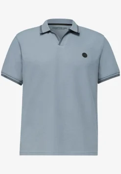 Kurzarm Poloshirt mit Struktur