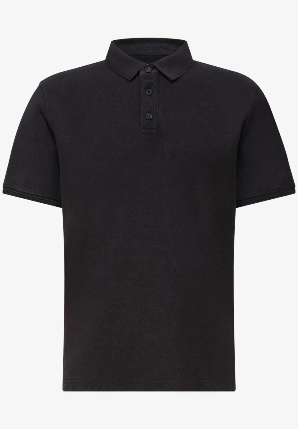 Kurzarm Poloshirt mit Struktur