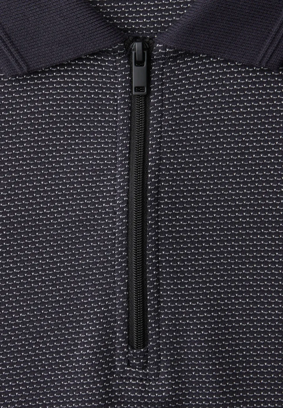 Kurzarm Poloshirt mit Zipperdetail