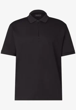 Kurzarm Poloshirt mit Zipper