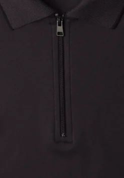 Kurzarm Poloshirt mit Zipper