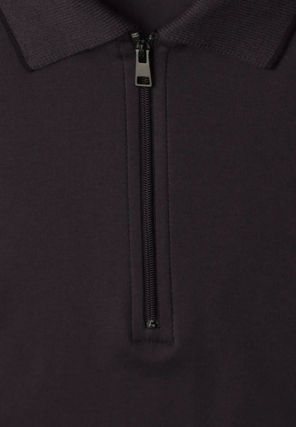 Kurzarm Poloshirt mit Zipper