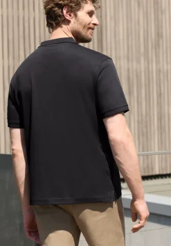 Kurzarm Poloshirt mit Zipper