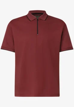Kurzarm Poloshirt mit Zipper