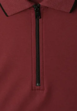 Kurzarm Poloshirt mit Zipper