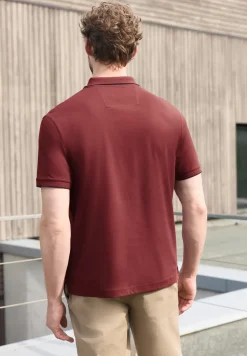 Kurzarm Poloshirt mit Zipper