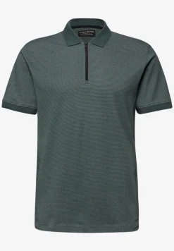 Kurzarm Poloshirt mit Zipperdetail