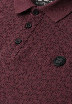 Kurzarm Polosirt mit Allover-Print