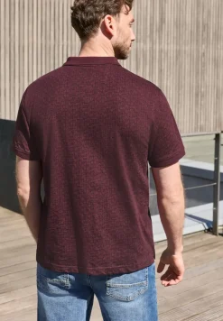 Kurzarm Polosirt mit Allover-Print