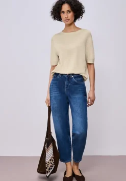 Kurzarm Pullover mit Rundhals