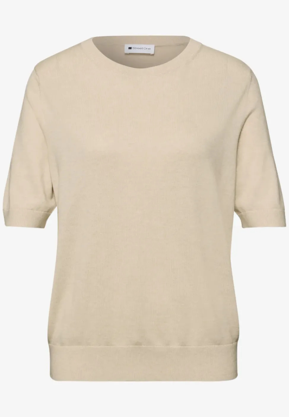 Kurzarm Pullover mit Rundhals