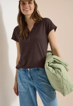 Kurzarm Shirt im Tunika-Look