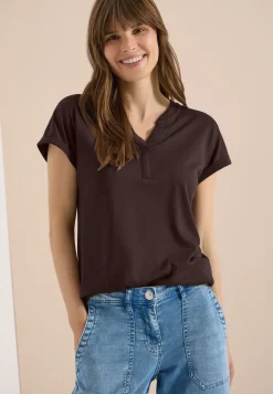Kurzarm Shirt im Tunika-Look