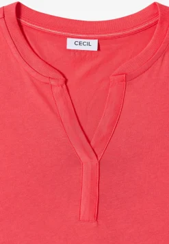 Kurzarm Shirt im Tunika-Look