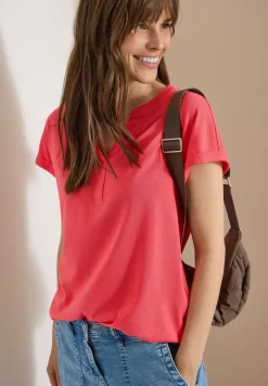 Kurzarm Shirt im Tunika-Look