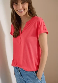 Kurzarm Shirt im Tunika-Look