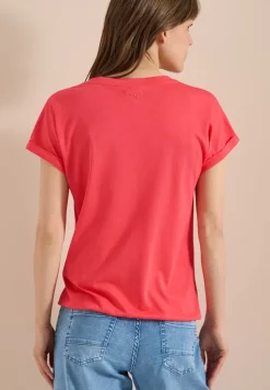 Kurzarm Shirt im Tunika-Look