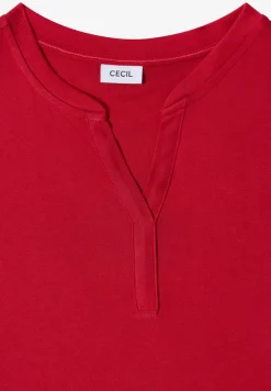 Kurzarm Shirt im Tunika-Look