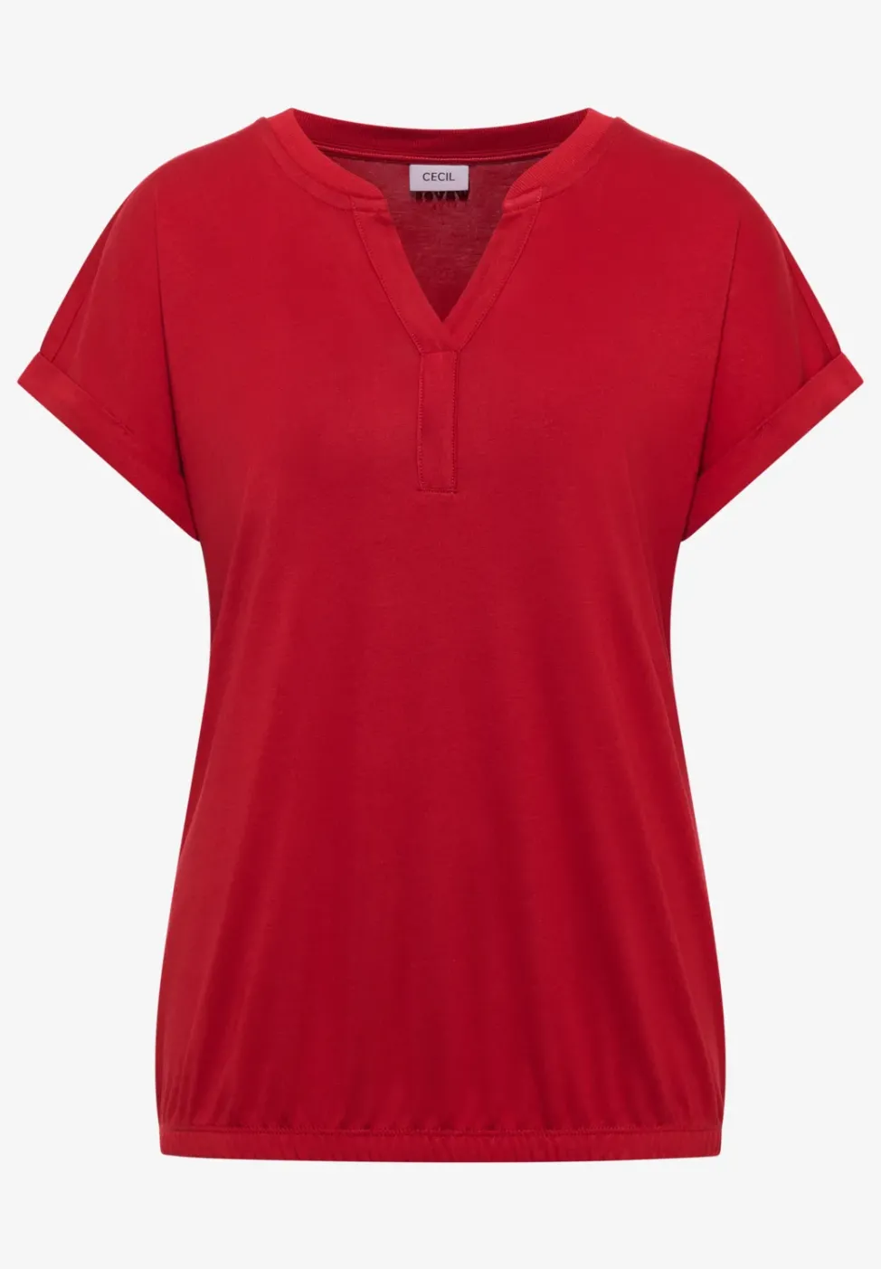 Kurzarm Shirt im Tunika-Look