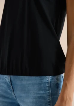Kurzarm Shirt im Tunika-Look
