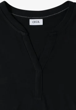 Kurzarm Shirt im Tunika-Look