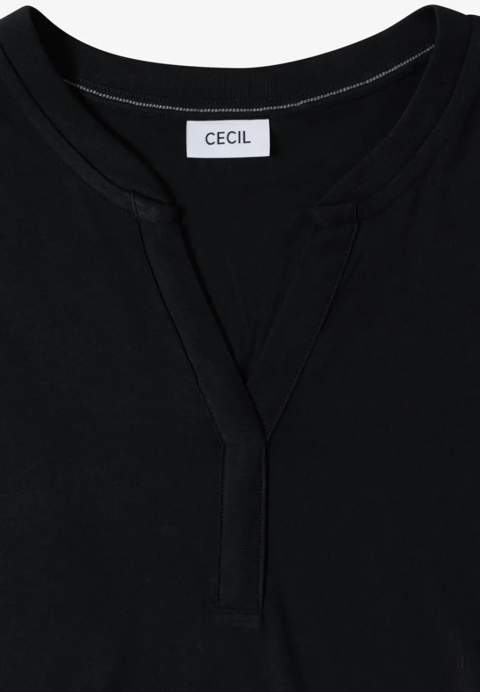 Kurzarm Shirt im Tunika-Look