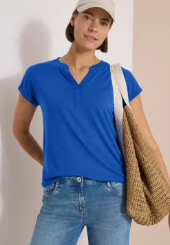 Kurzarm Shirt im Tunika-Look