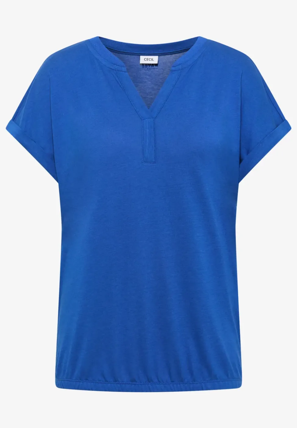 Kurzarm Shirt im Tunika-Look