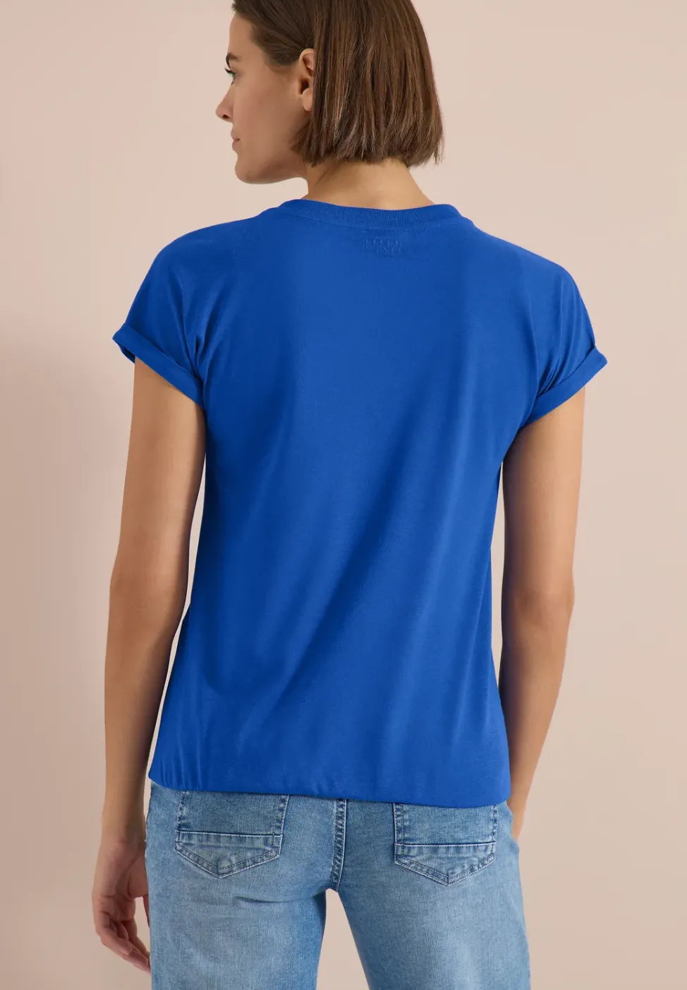 Kurzarm Shirt im Tunika-Look