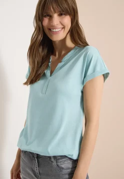 Kurzarm Shirt im Tunika-Look