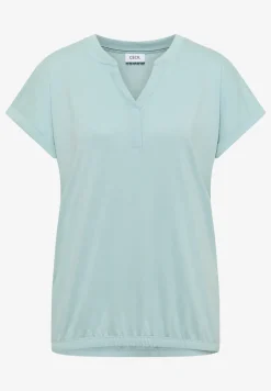 Kurzarm Shirt im Tunika-Look