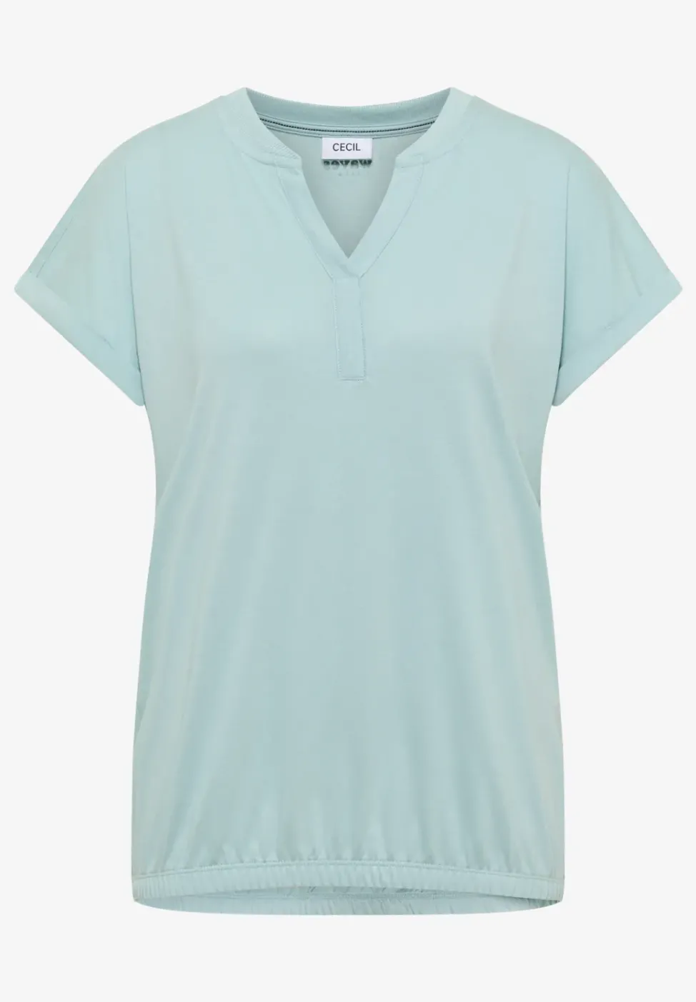 Kurzarm Shirt im Tunika-Look