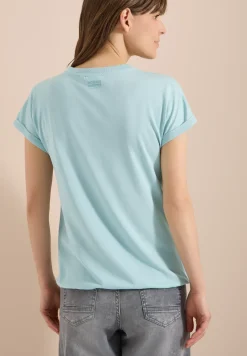 Kurzarm Shirt im Tunika-Look