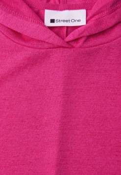 Kurzarm Shirt mit Kapuze und Tunnelzug